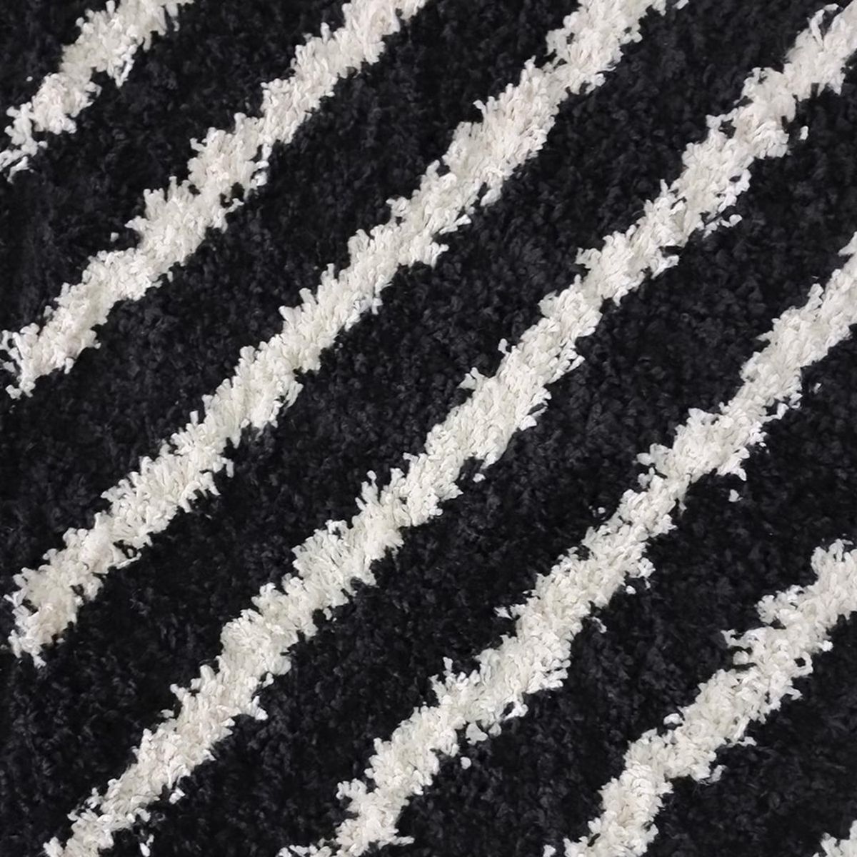 IDETEX - Alfombra Guiza 50x100 cm Polipropileno Negro