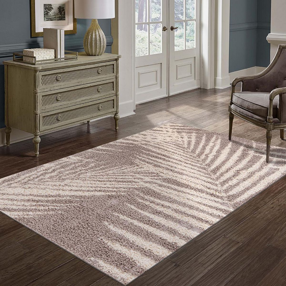 IDETEX - Alfombra Guiza 170x230 cm Polipropileno Café