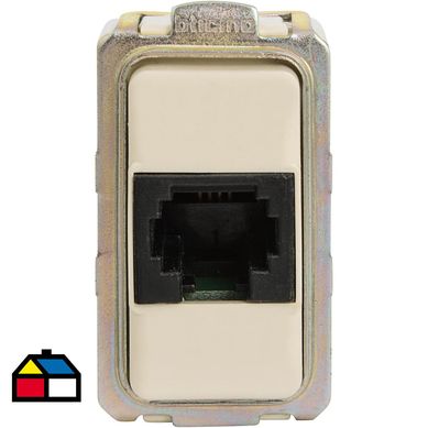 Mdulo toma telefnica RJ11 Beige