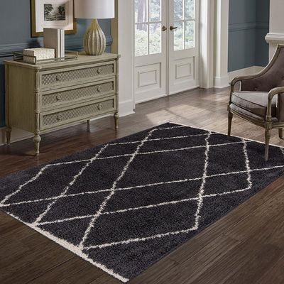 Imagen 2 del producto Alfombra Guiza 170x230 cm Polipropileno Marengo