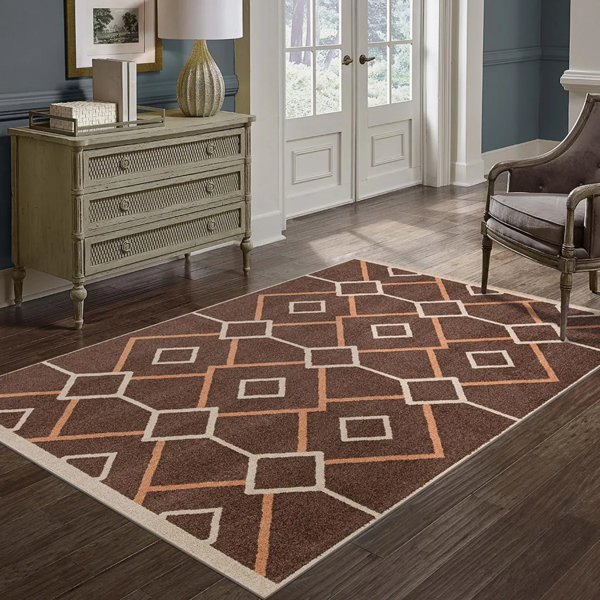 IDETEX - Alfombra Velut 160x235 cm Polipropileno Café