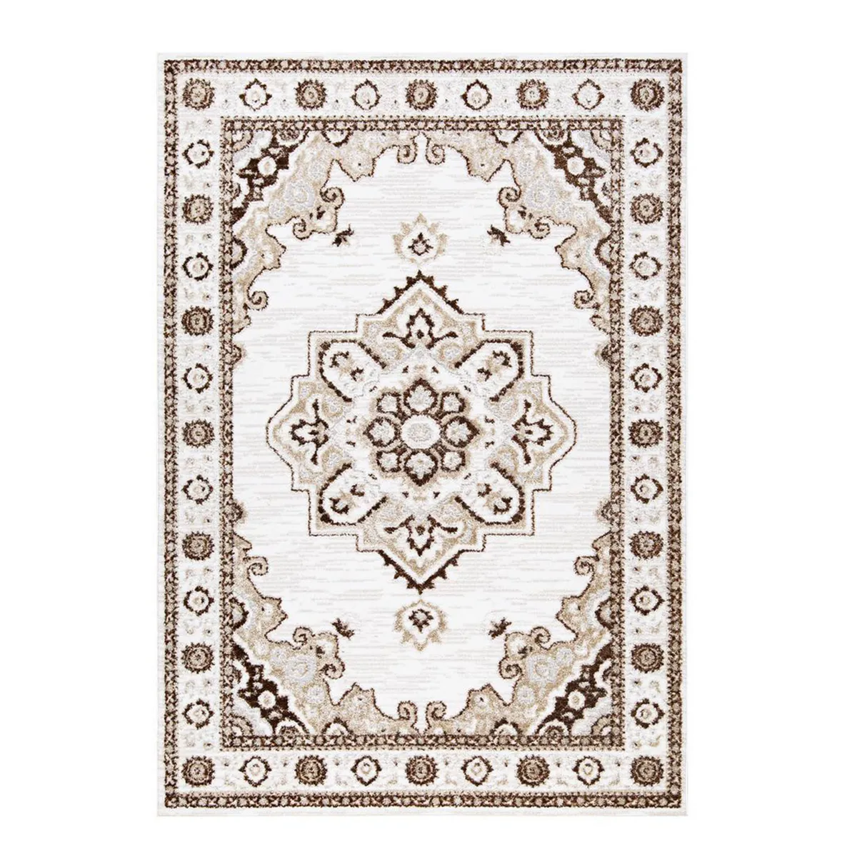 IDETEX - Alfombra Grande Wind 200x280 cm Poliéster Café