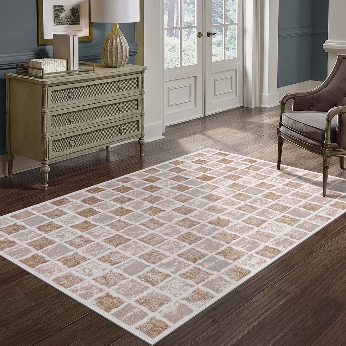 IDETEX - Alfombra Grande Wind 200x280 cm Poliéster Multicolor