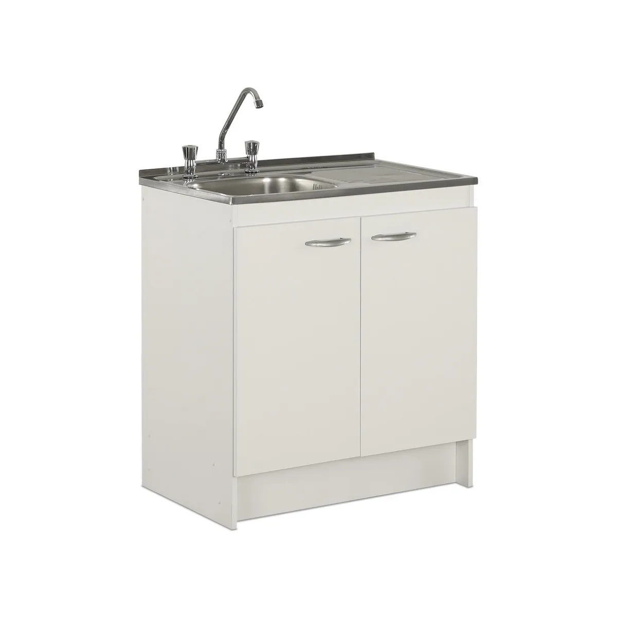 CIC - Mueble Cocina con Lavaplato Derecho 80 Cm y Grifería