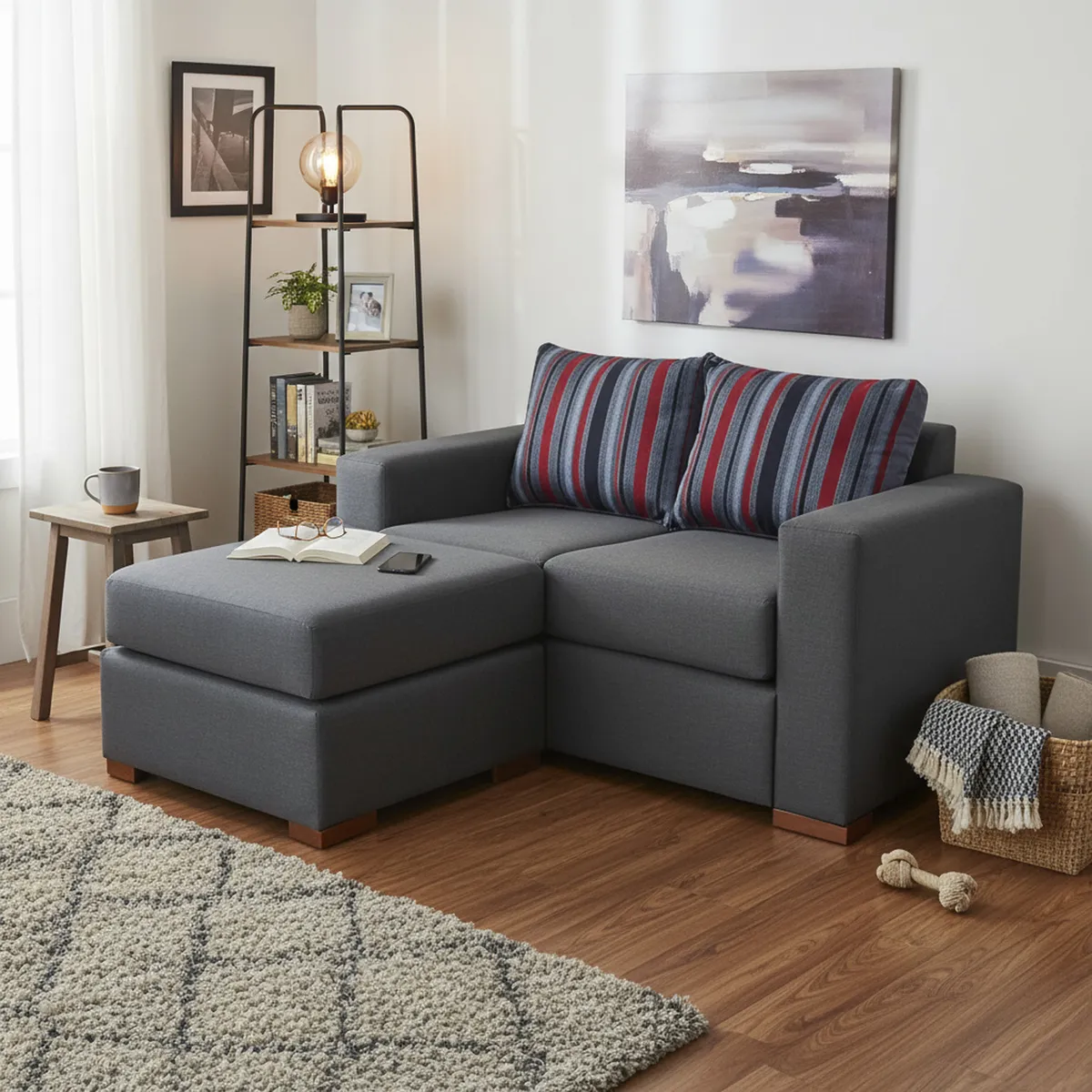 DKORA - Sofá Seccional Celine Intercambiable 2 Cuerpos