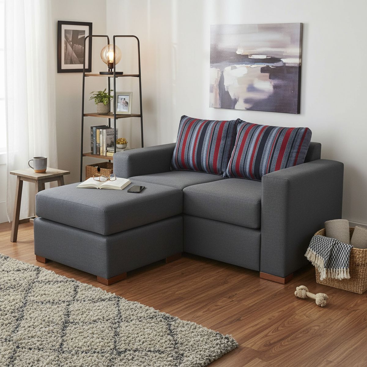 DKORA - Sofá Seccional Celine Intercambiable 2 Cuerpos