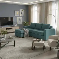 DKORA - Sofá Seccional Celine Intercambiable 3 Cuerpos