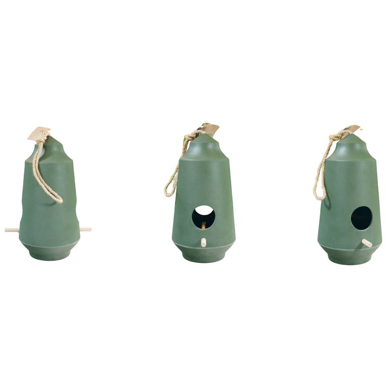 Cama de Nido para Ave 30x23x23 Verde