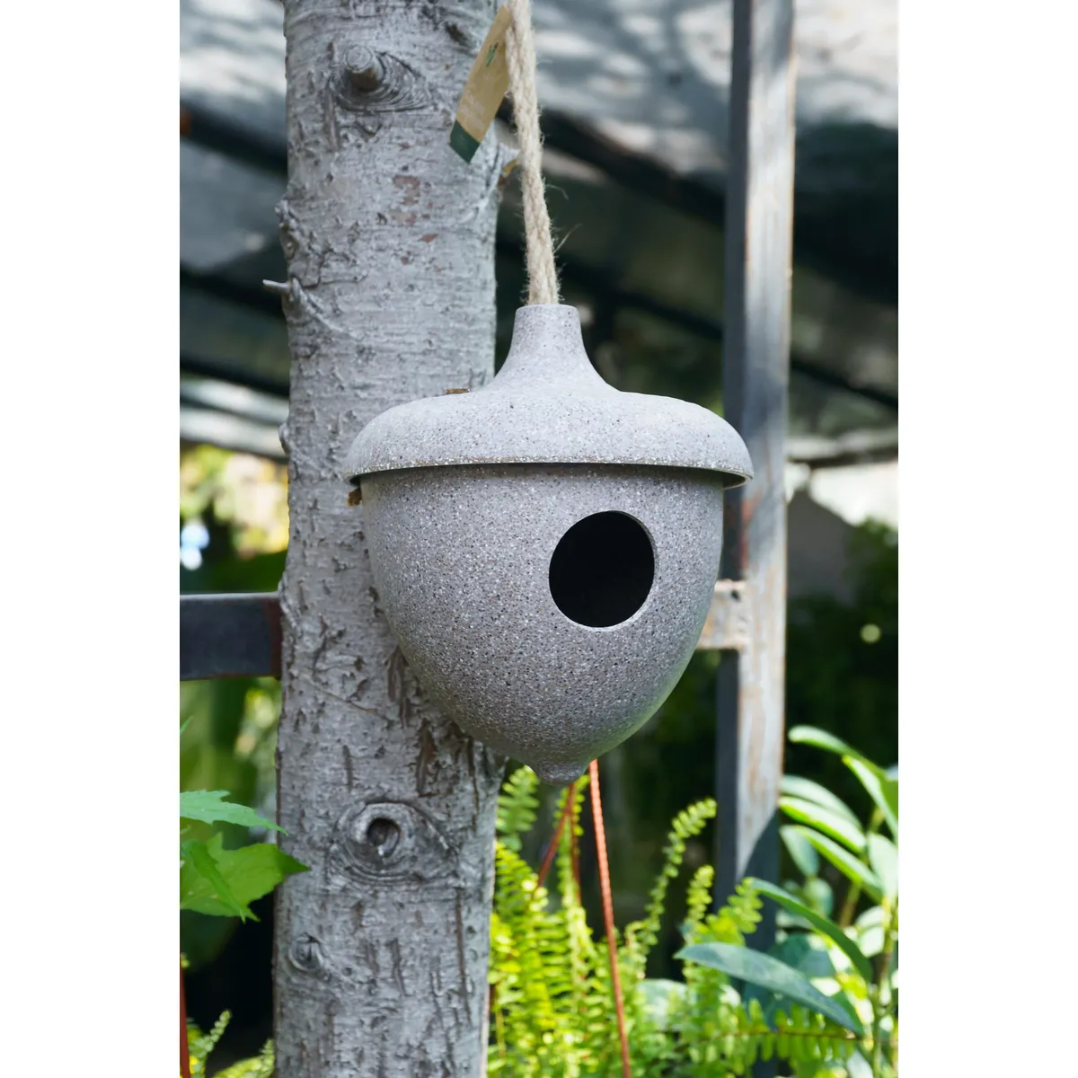 PLANT ME - Casa de Nido para Ave 20x17x17 Gris