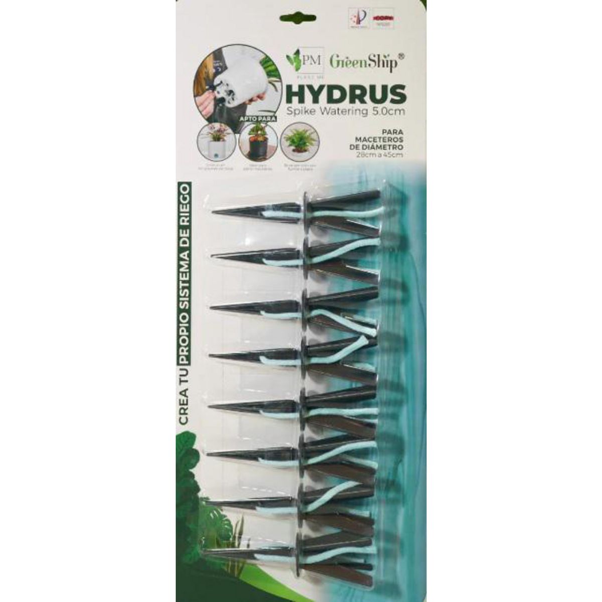PLANT ME - Sistema autoriego Hydrus 5 cm 8 piezas