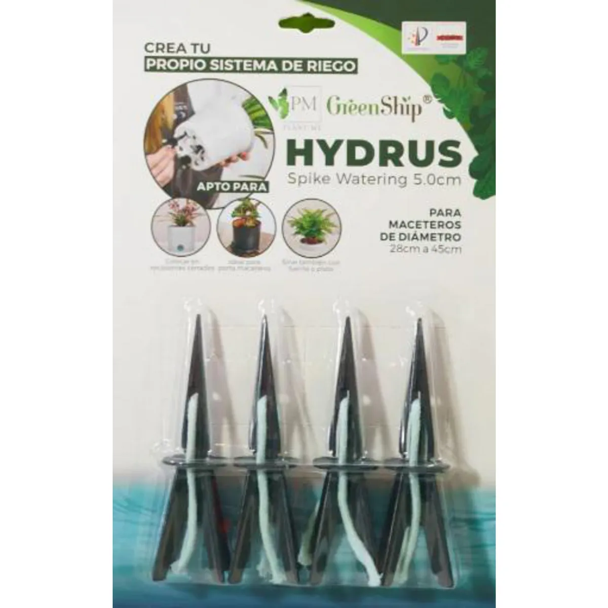 PLANT ME - Sistema autoriego Hydrus 5 cm 4 piezas