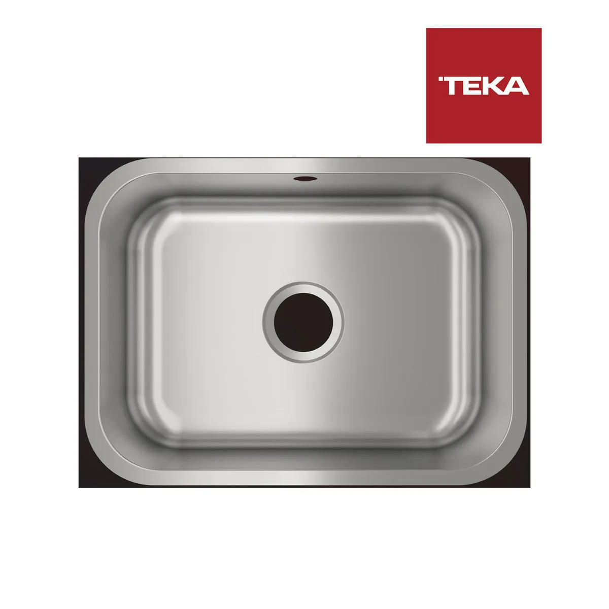 TEKA - Lavaplatos Bajo Encimera con Grifería 1 Cubeta(s) 57.5x20x42.5 Acero inoxidable