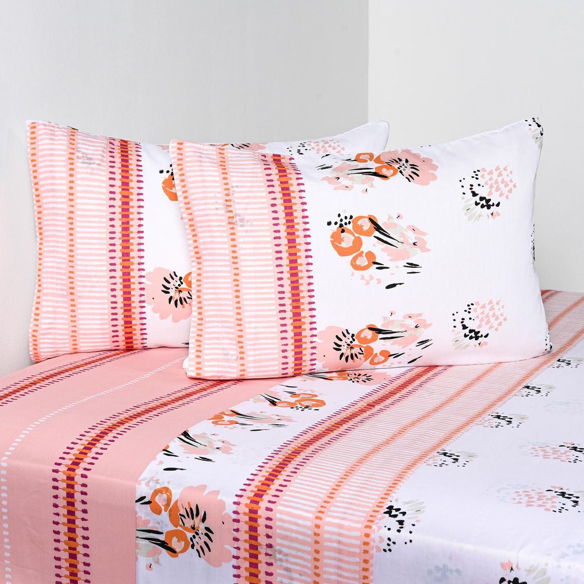 CANNON - Sabana Rodet 2 plazas 144 Hilos Estampado