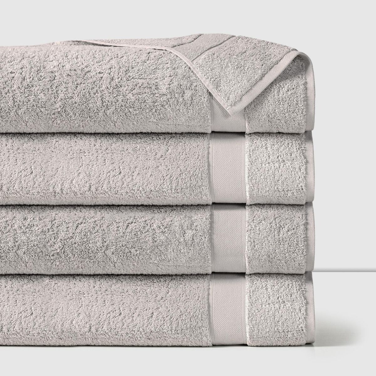 CANNON - Set de 4 Toallas 500 gr Algodón 75x150 cm Beige