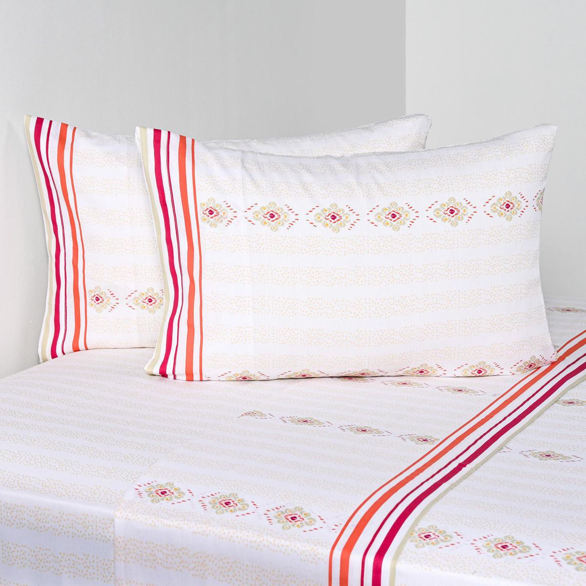 CANNON - Sabana Mandarin 2 plazas 144 Hilos Estampado