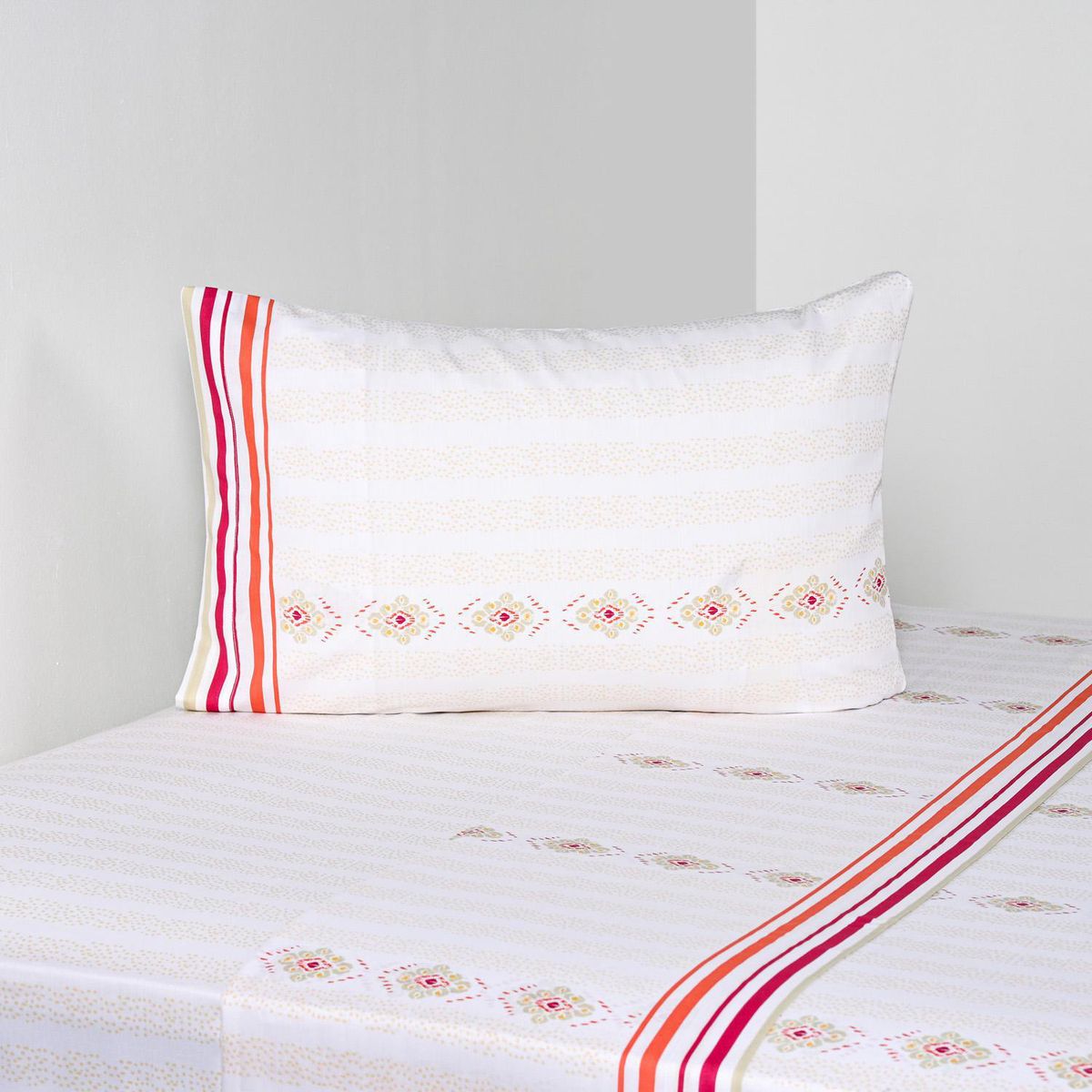 CANNON - Sabana Mandarin 1.5 plazas 144 Hilos Estampado