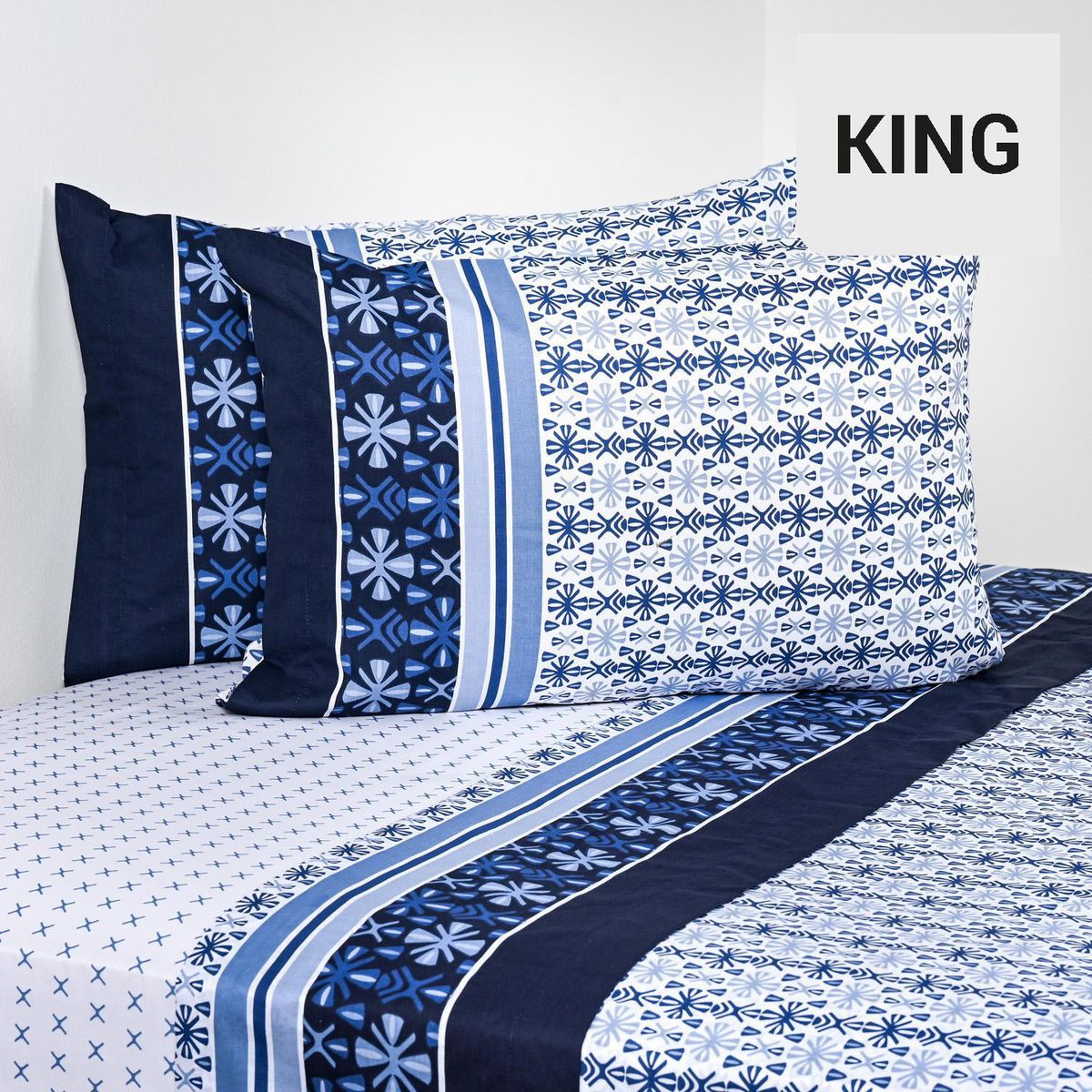 CANNON - Sabana Gamma King 144 Hilos Estampado