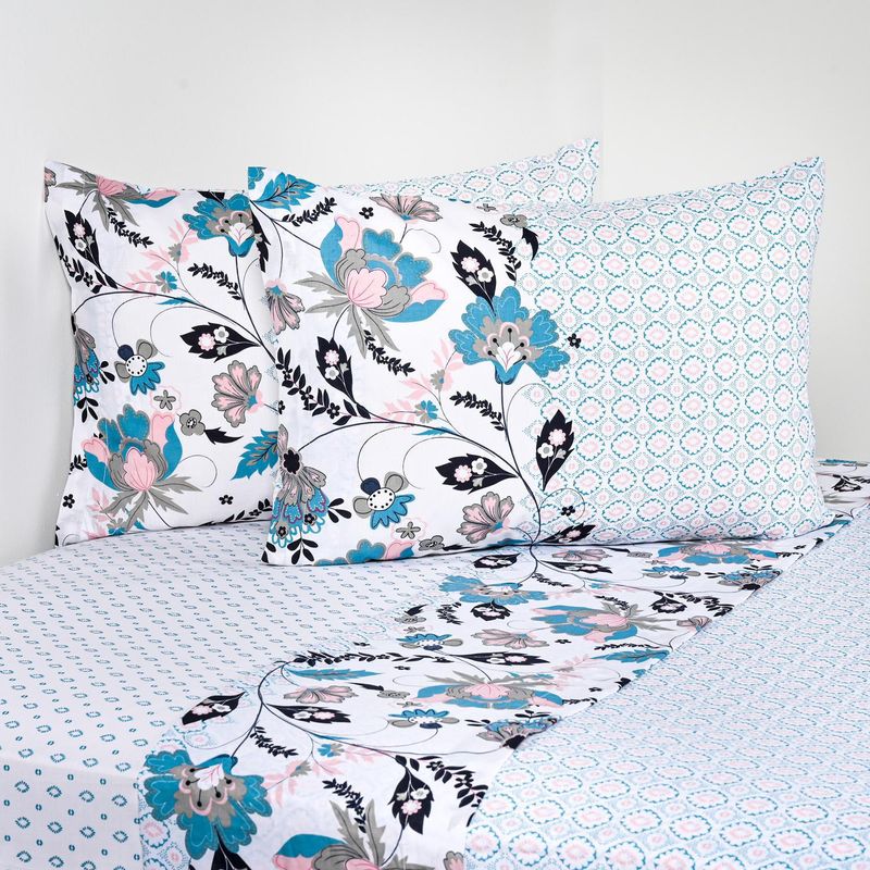CANNON - Sabana Capella King 144 Hilos Estampado