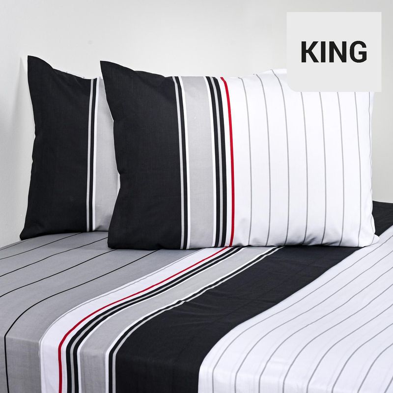 CANNON - Sabana Altair King 144 Hilos Estampado