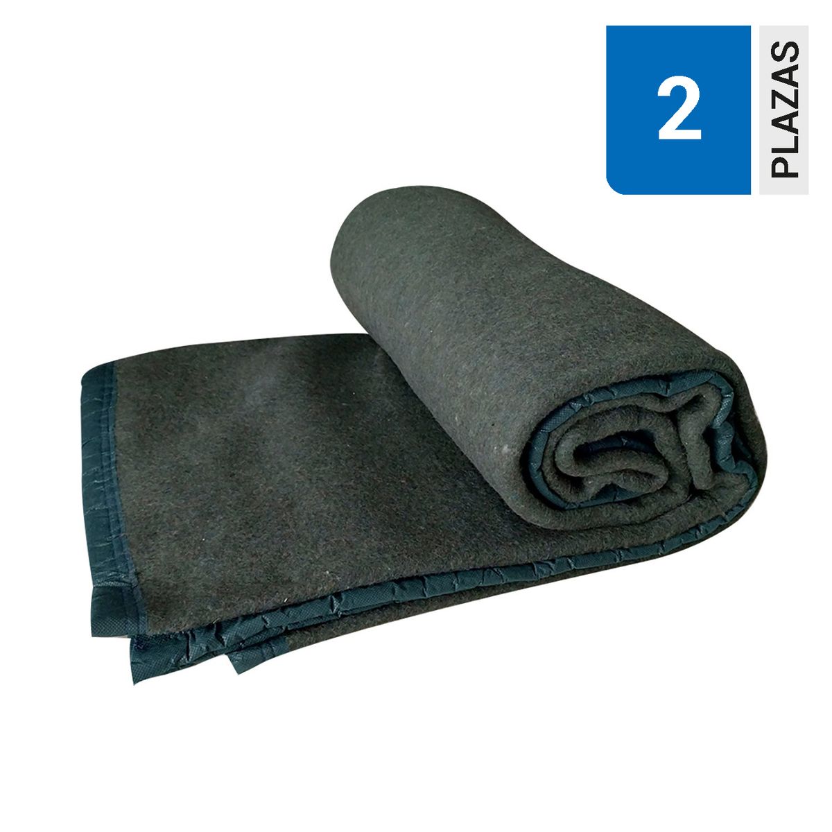 ILLUSIONS - Frazada Termica 2 plazas Musgo