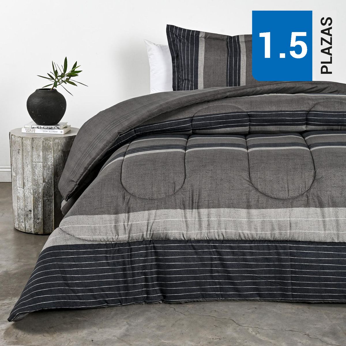 CANNON - Plumón 1.5 plazas Smooth Estampado 