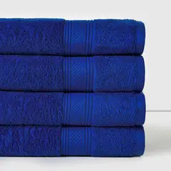 CANNON - Toalla de Mano 500 gr Algodón 50x90 cm Azul