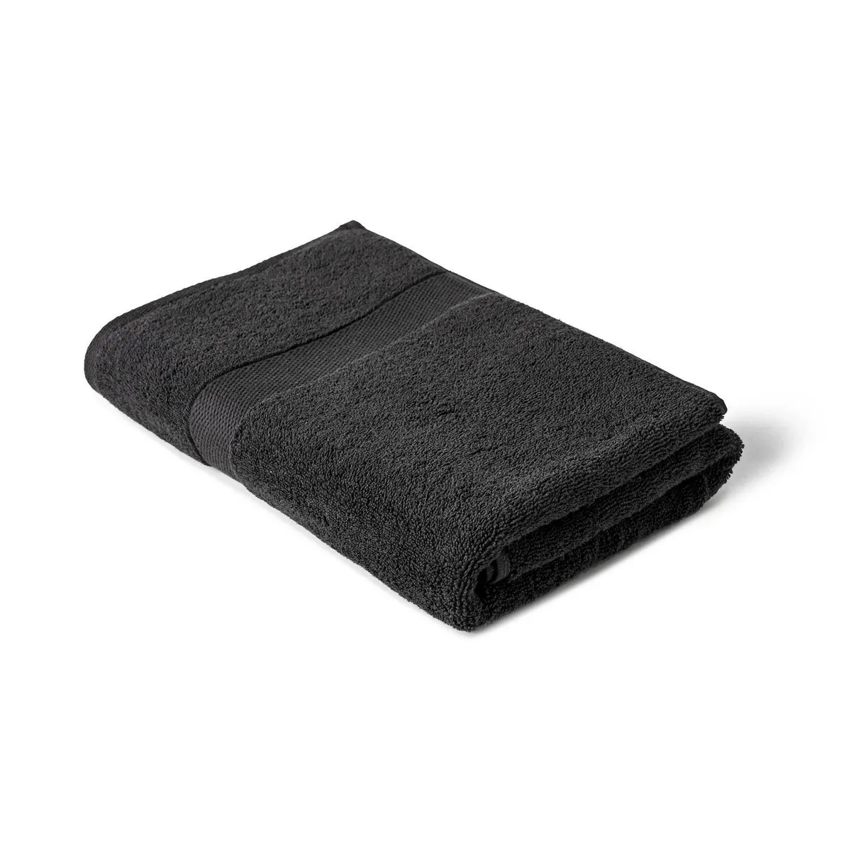 CANNON - Toalla de Cuerpo Sábana 500 gr Algodón 76x160 cm Negro