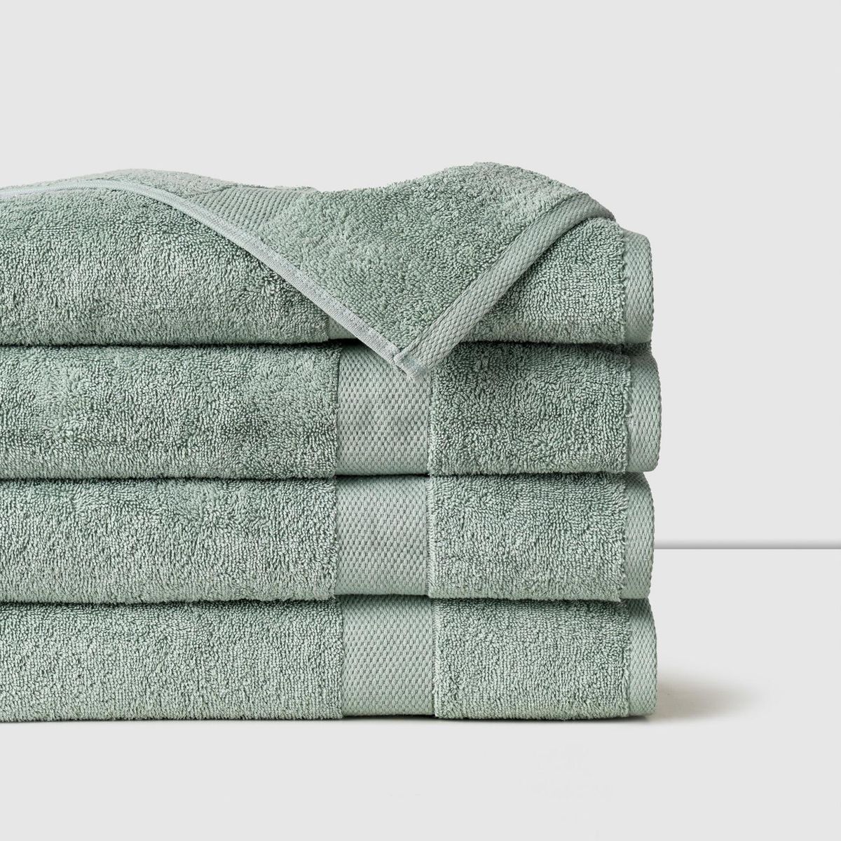 CANNON - Toalla de Cuerpo Sábana 500 gr Algodón 76x160 cm Verde