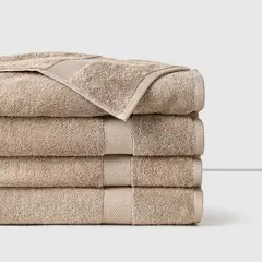 CANNON - Toalla de Cuerpo Sábana 500 gr Algodón 76x160 cm Beige