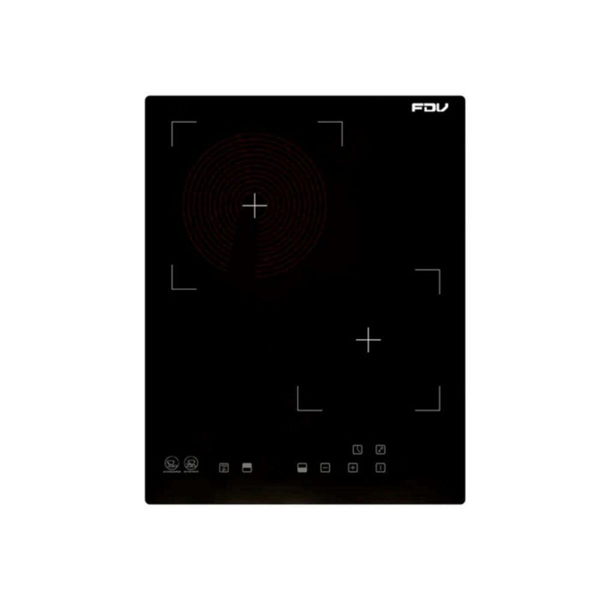 FDV - Encimera Vitrocerámica 2 Platos Negro 14430