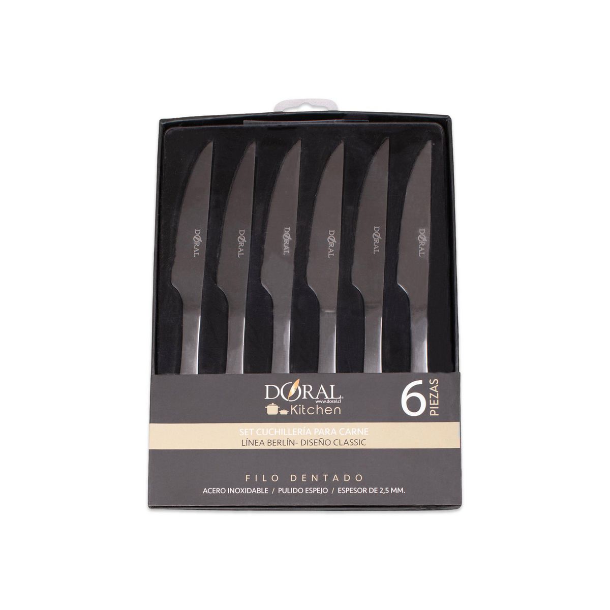 DORAL - Set cuchillos 6 pzs Berlin