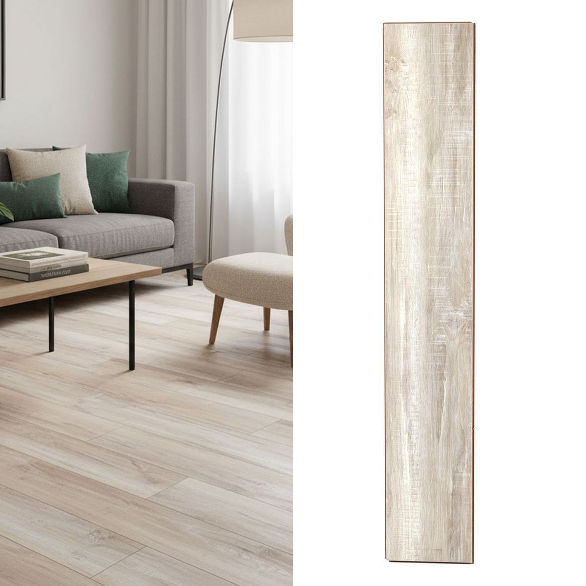WINTER - Piso laminado 8 mm Treendfloor Albayalde 2.39 m2