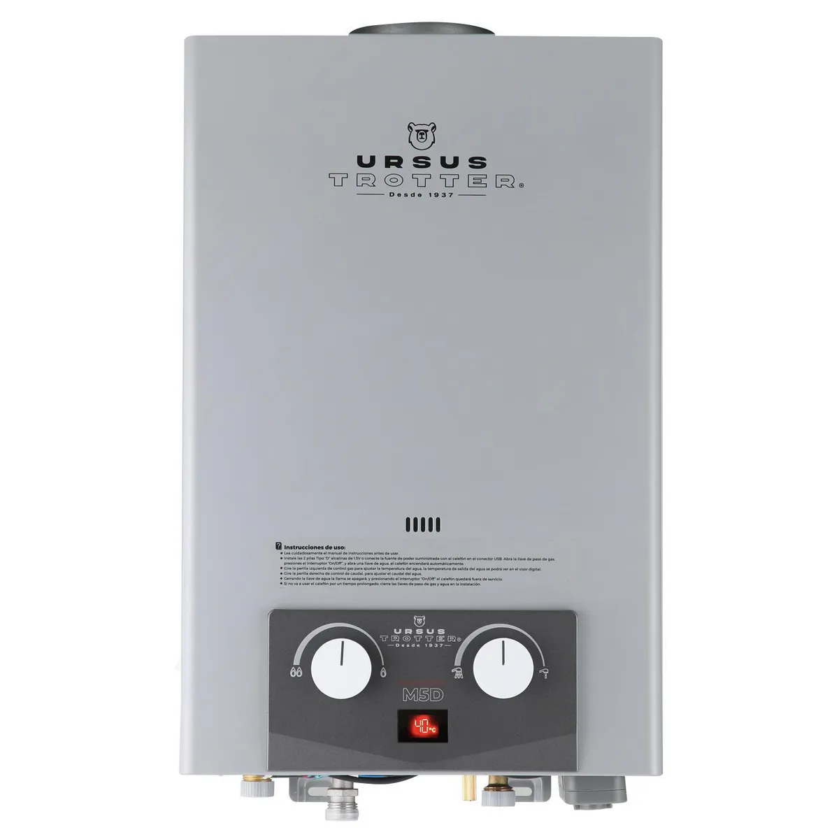 URSUS TROTTER - Calefont Gas Licuado 5 Litros Tiro Natural Ionizado