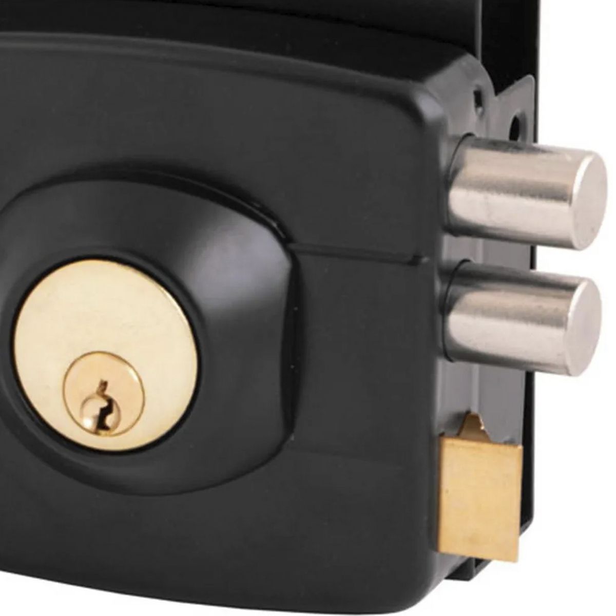 KARSON - Cerradura sobreponer Cerradura de acceso Sobreponer Negro mate Sobreponer