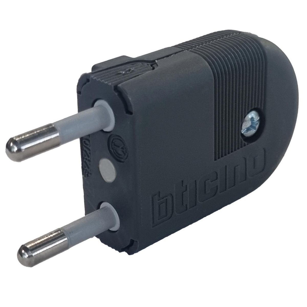 BTICINO - Enchufe macho volante profesional 2P 10A Gris