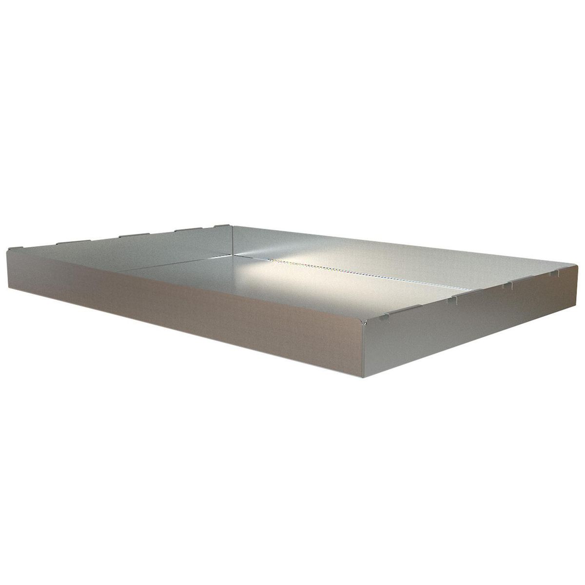 DUCASSE - Bandeja Metálica Contenedora Galvanizada 60X30 Cm