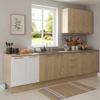 Imagen 2 del producto Mueble Base con Cubierta 2 Puertas Blanco