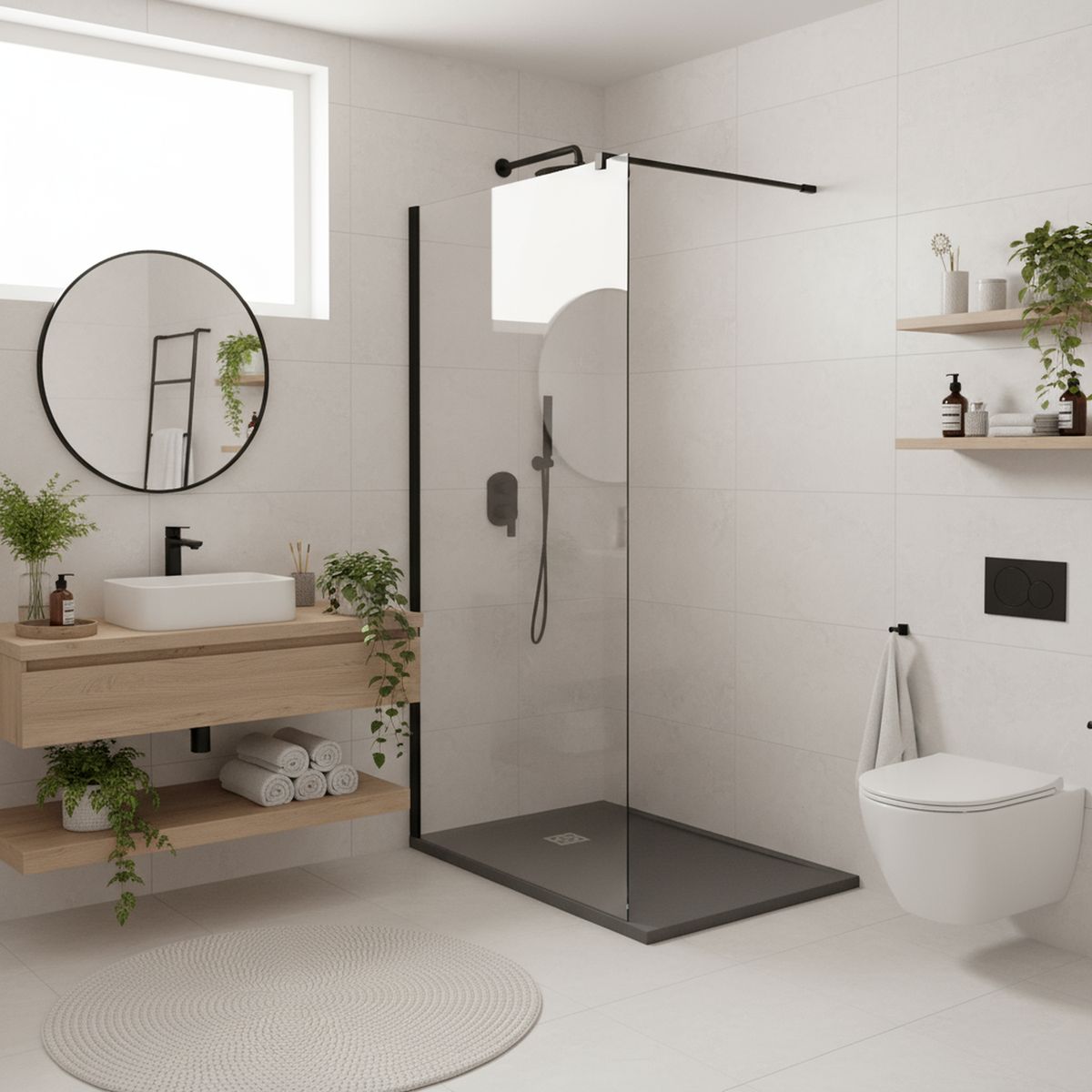 DUSCHY - Receptáculo Ducha Plástico ABS 80x140x3 cm