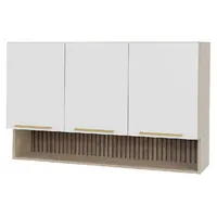 Mueble Mural con Nicho 3 Puertas Blanco