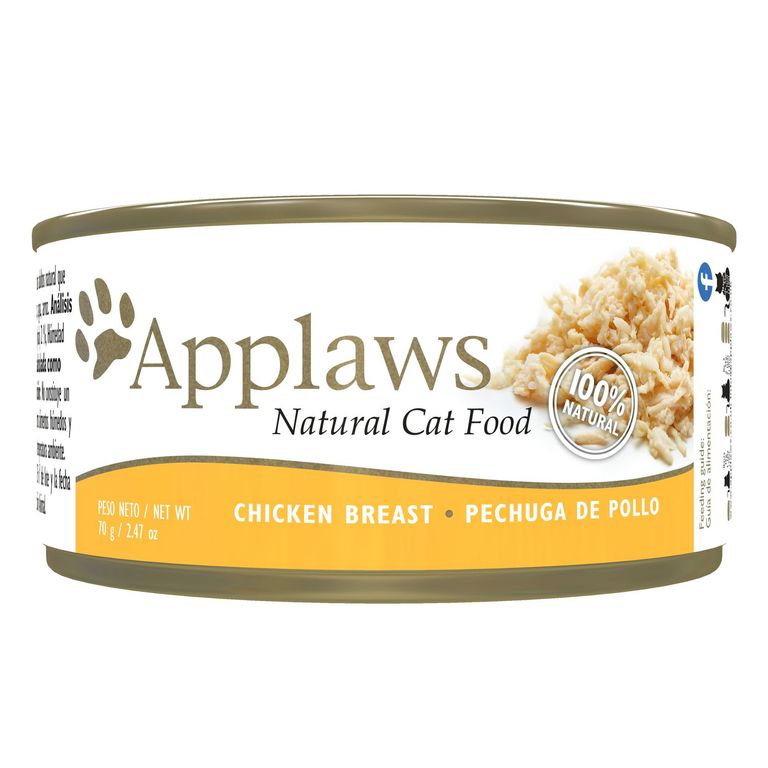 Alimento húmedo para Gato Todas las edades Pechuga de pollo 70 gr