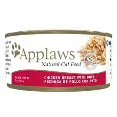 APPLAWS - Alimento húmedo para Gato Todas las edades Pechuga de pollo-pato 70 gr