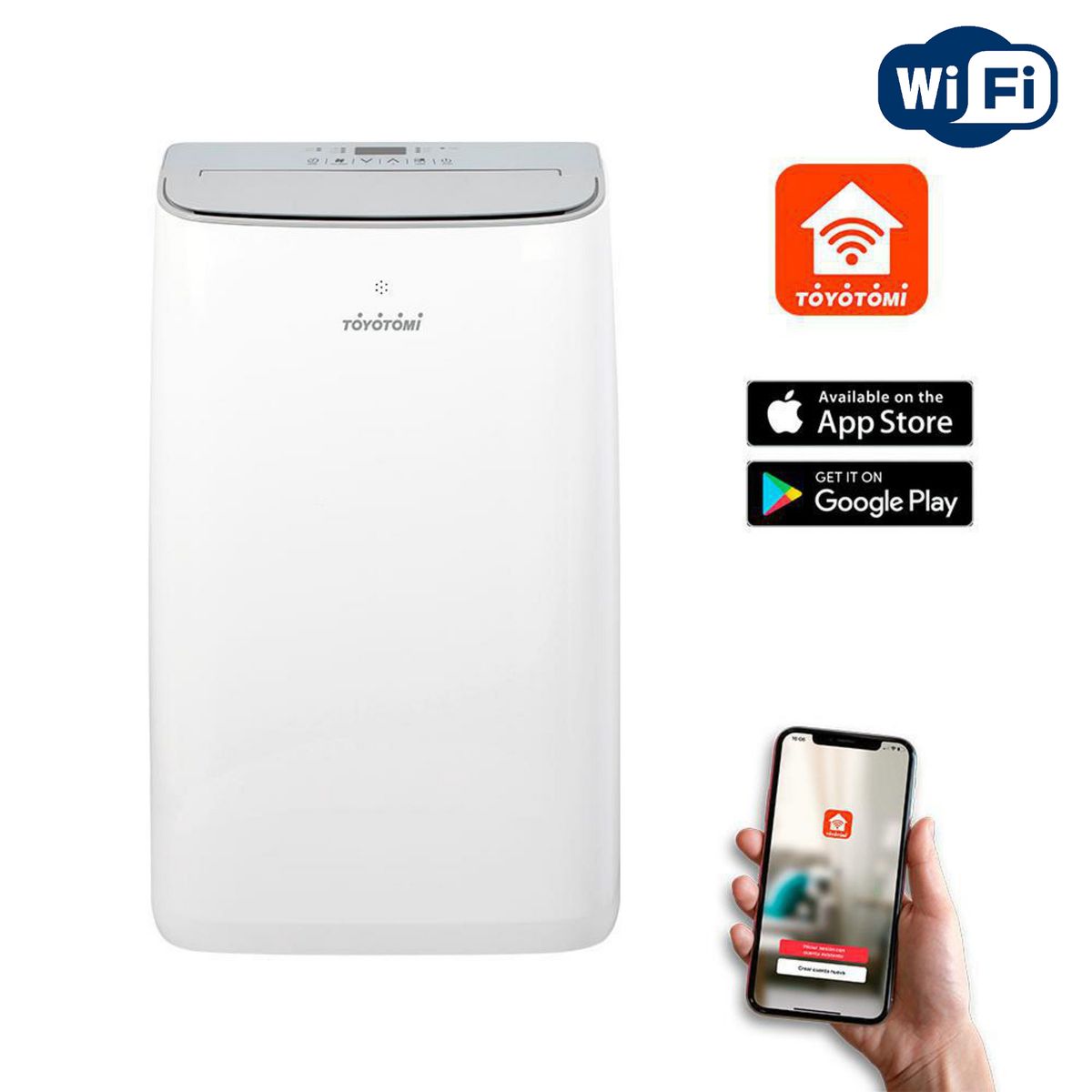 TOYOTOMI - Aire acondiconado 14000 BTU AC-M14FW