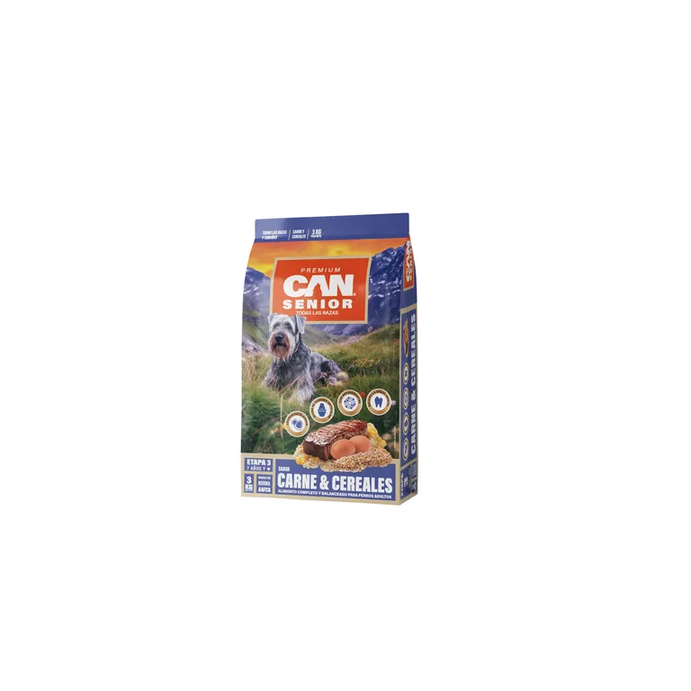 Alimento para Perro Senior Carne y Cereal 3 kg