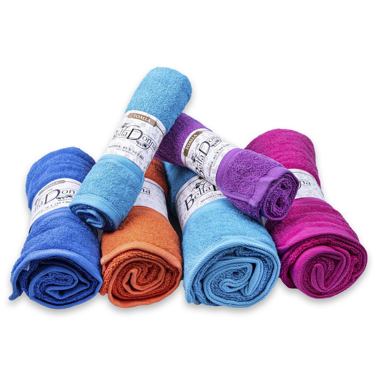 DORAL - Toalla Baño  480 gr Algodón 70x140 cm MIX
