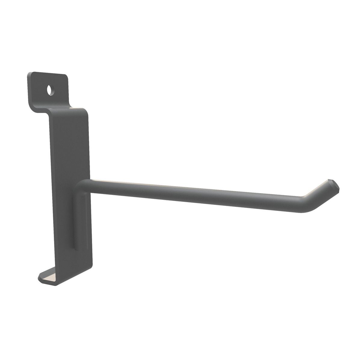 DUCASSE - Gancho Simple Metálico Gris 10 cm