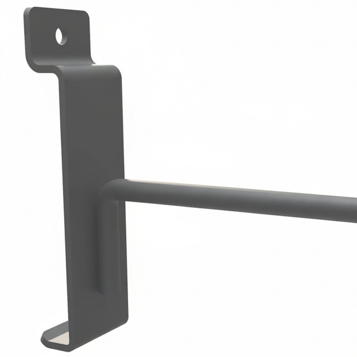 DUCASSE - Gancho Simple Metálico Gris 10 cm