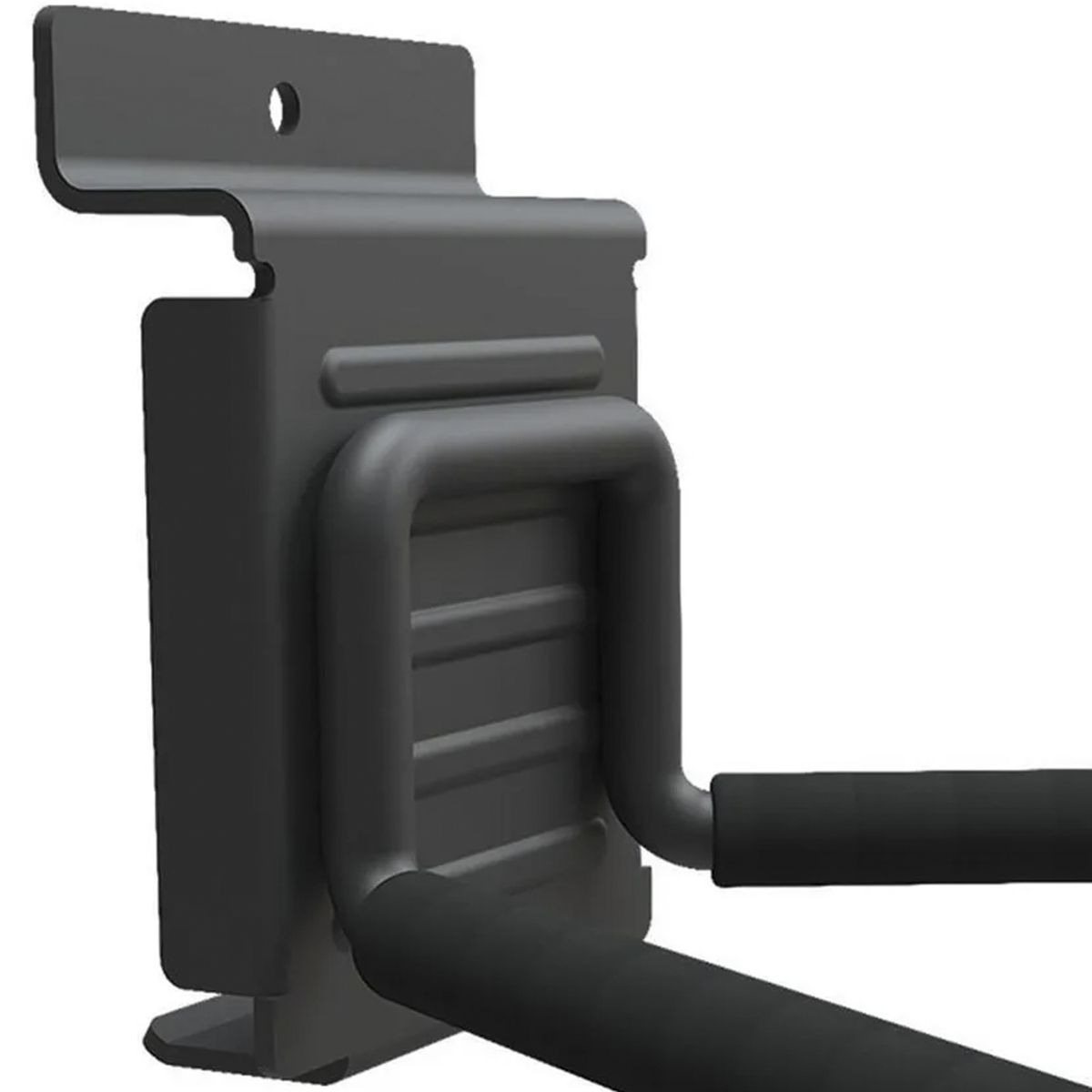 DUCASSE - Gancho Curvo Metálico Gris 10 cm