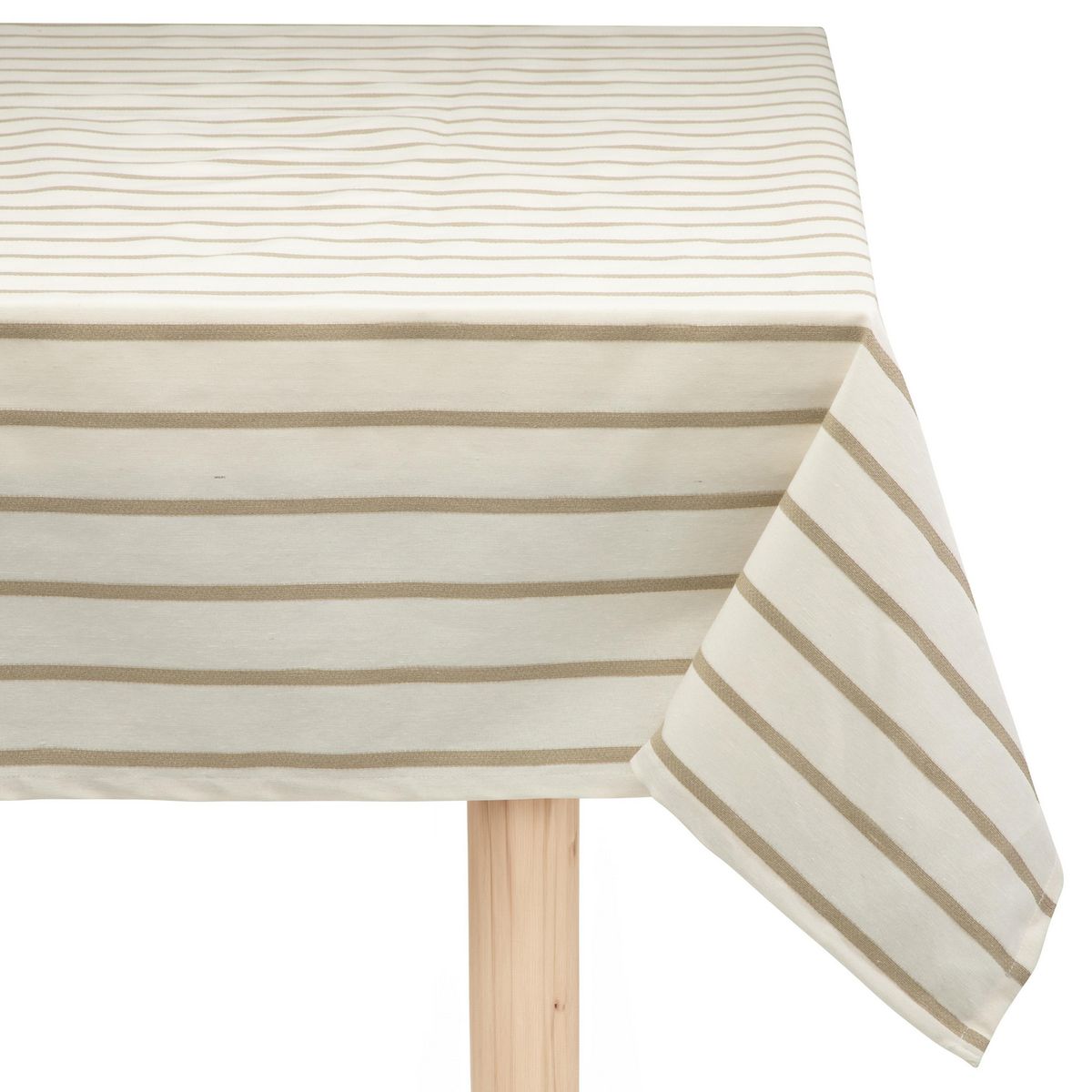 ATMOSPHERA HOME - Mantel Rectangular 180x230 cm Aurora Beige con blanco