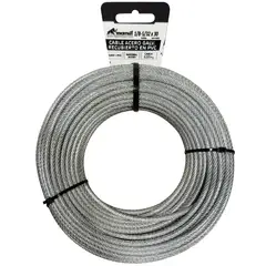 MAMUT - Cable de acero 6x7 + FC galvanizado recub. PVC 1/8- 5/32x30 mt