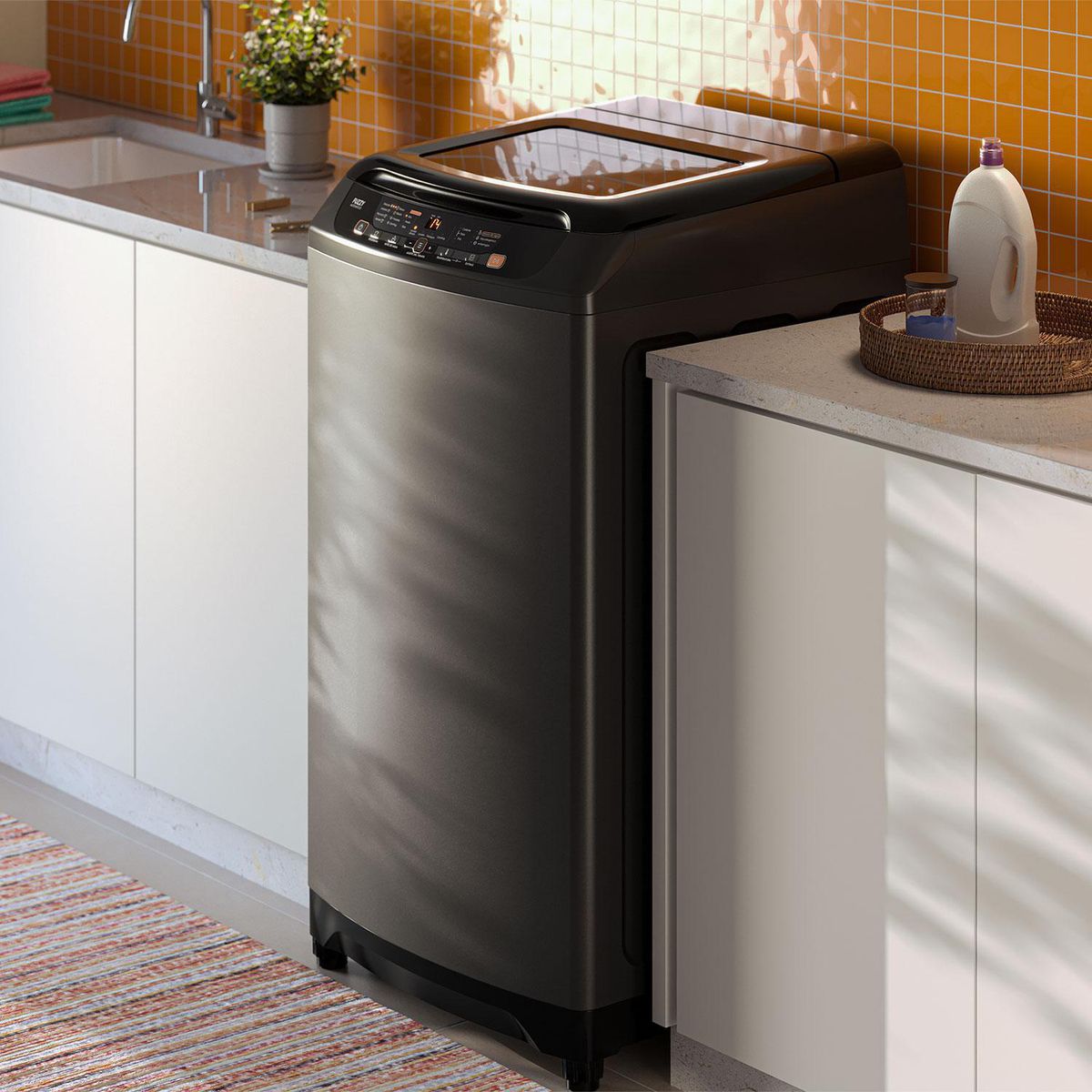 MADEMSA - Lavadora Carga Superior 21 Inox Mademsa 21 Onix